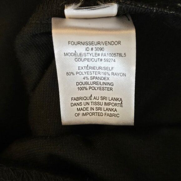 Laura Plus Grey & Black Jersey Knit Dress | Size 18 | Elbow Length Sleeve - Picture 9 of 9